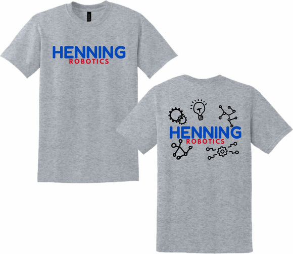 WT HENNING ROBOTICS SPORT GREY SHORT SLEEVE SHIRT