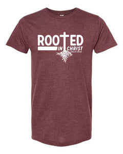 VMS Cubs for Christ Heather Burgundy Tee