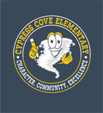CYPRESS COVE SPIRIT 2026-2027 DARK HEATHER GREY 1/4 ZIP SWEATSHIRT