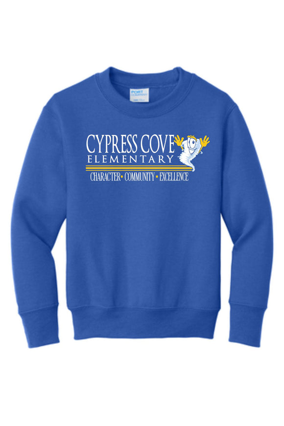 CYPRESS COVE SPIRIT 25/26 ROYAL SWEATSHIRT ***SECOND ORDER***