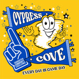 CYPRESS COVE COTTON SPIRIT SHIRT 2026/2027 SHORT SLEEVE COTTON HEATHER MELLOW YELLOW PENNANT DESIGN***FIRST ORDER***