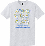 CYPRESS COVE COTTON SPIRIT SHIRT 2026/2027 SHORT SLEEVE COTTON HEATHER GREY MULTI-SPORT DESIGN***FIRST ORDER***