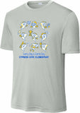 CYPRESS COVE SPIRIT 26/27 SILVER WICKING TEE MULTI-SPORT DESIGN ***FIRST ORDER***
