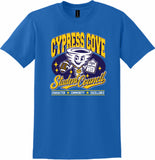 CYPRESS COVE STUDENT COUNCIL 2026 ROYAL BLUE 50/50 TEE