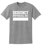 DeQuincy Middle PE Uniform Graphite Grey SHIRT 25/26 ***SECOND ORDER***