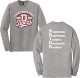DEQUINCY MIDDLE SPIRIT SHIRTS 26/27 SPORT GREY LONG SLEEVE ***FIRST ORDER***
