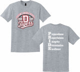 DEQUINCY MIDDLE SPIRIT SHIRTS 26/27 SPORT GREY SHORT SLEEVE ***FIRST ORDER***