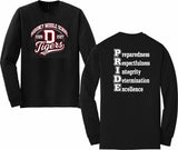 DEQUINCY MIDDLE SPIRIT SHIRTS 26/27 BLACK LONG SLEEVE ***FIRST ORDER***