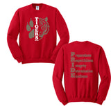 DEQUINCY MIDDLE SPIRIT SHIRTS 25/26 RED SWEATSHIRT ***SECOND ORDER***
