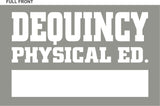 DeQuincy Middle PE Uniform Graphite Grey SHIRT 25/26 ***SECOND ORDER***