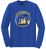 EK KEY THEME SPIRIT SHIRT ROYAL LONG SLEEVE COTTON TEE 26/27 FIRST ORDER