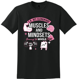 EK Key THEME Spirit shirt  BLACK SHORT SLEEVE cotton tee 25-26 FIRST ORDER
