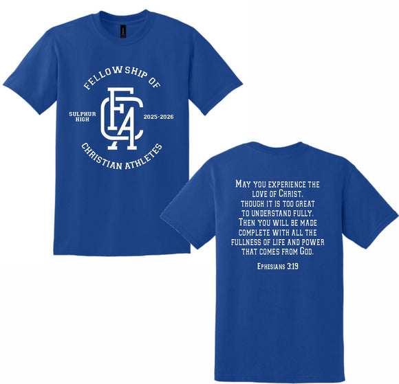 SHS FCA CLUB ROYAL BLUE SHIRTS