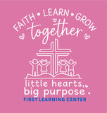 FIRST LEARNING CENTER AZALEA PINK TEE 2026