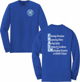 FRASCH SPIRIT SHIRTS '26-'27 ROYAL BLUE COTTON LONG SLEEVE ***SECOND ORDER***