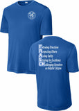 FRASCH SPIRIT SHIRTS '26-'27 ROYAL BLUE WICKING SHORT SLEEVE ***SECOND ORDER***
