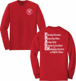 FRASCH SPIRIT SHIRTS '26-'27 RED COTTON LONG SLEEVE ***SECOND ORDER***