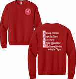 FRASCH SPIRIT SHIRTS '26-'27 RED SWEATSHIRT ***SECOND ORDER***