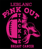 LMS FOOTBALL PINK OUT 50/50 COTTON/POLY TEE 2026