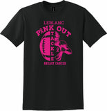 LMS FOOTBALL PINK OUT 50/50 COTTON/POLY TEE 2026