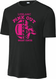 LMS FOOTBALL PINK OUT WICKING POLY TEE 2026