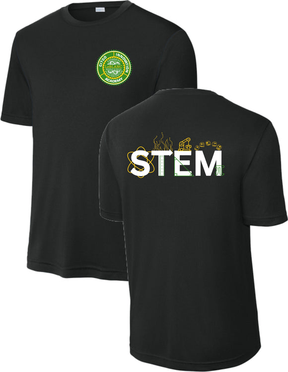 ***LMS STEM*** 2025-2026 SPORT BLACK WICKING SHORT SLEEVE ***SECOND  ORDER***