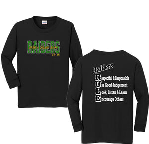 LMS SPIRIT SHIRTS 25/26 LONG SLEEVE BLACK ***SECOND ORDER***