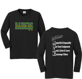 LMS SPIRIT SHIRTS 25/26 LONG SLEEVE BLACK ***SECOND ORDER***