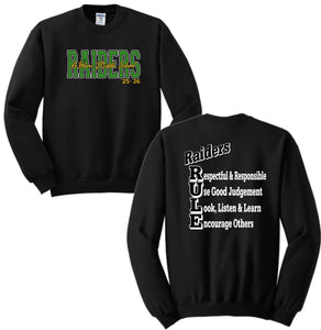 LMS SPIRIT SHIRTS 25/26 SWEATSHIRT BLACK ***SECOND ORDER***