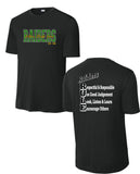 LMS SPIRIT SHIRTS 25/26 WICKING POLYESTER BLACK ***SECOND ORDER***