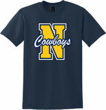 NELSON ELEMENTARY 26/27 SPIRIT SHIRT SHORT SLEEVE COTTON NAVY BLUE ***FIRST ORDER***