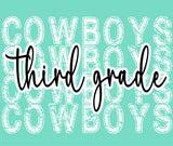 ***THIRD GRADE*** NELSON ELEMENTARY 26/27 MINT GREEN ***FIRST ORDER***