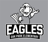 OAK PARK ELEMENTARY OXFORD GREY 1/4 ZIP SWEAT 25/26***THIRD ORDER***