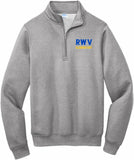 RW VINCENT SPIRIT SHIRTS 2026/2027 GREY QUARTER ZIP SWEATSHIRT ***FIRST ORDER***