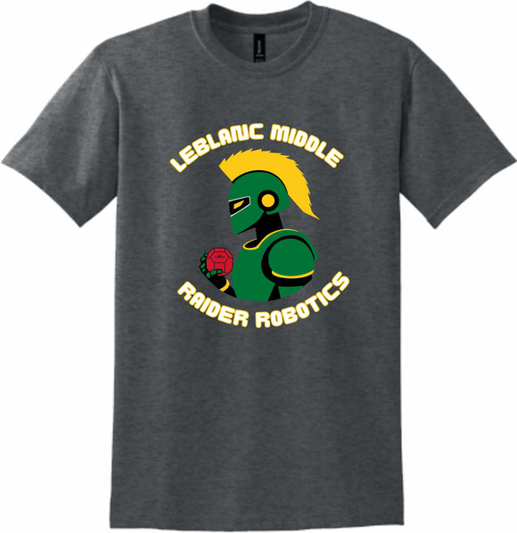 LMS ROBOTICS CLUB 2025/2026 DARK HEATHER GREY SHORT SLEEVE