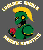 LMS ROBOTICS CLUB 2025/2026 DARK HEATHER GREY SHORT SLEEVE