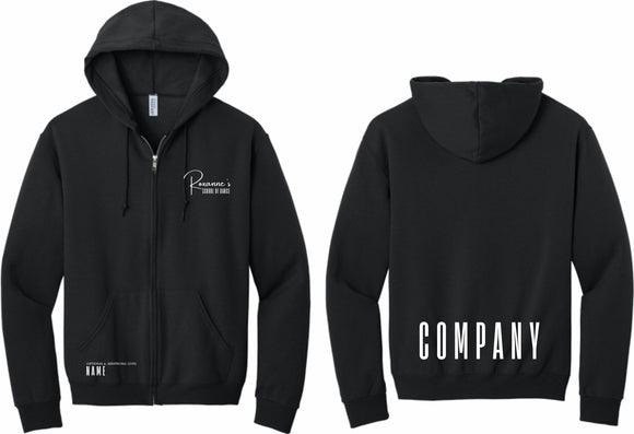 ROXANNE'S 50/50 FULL ZIP HOODED SWEATSHIRT 1 COLOR LOGO