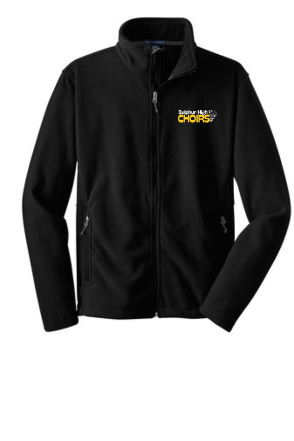 SHS CHOIR BLACK FULL ZIP MONOGRAMMED JACKET ***FALL ORDER***