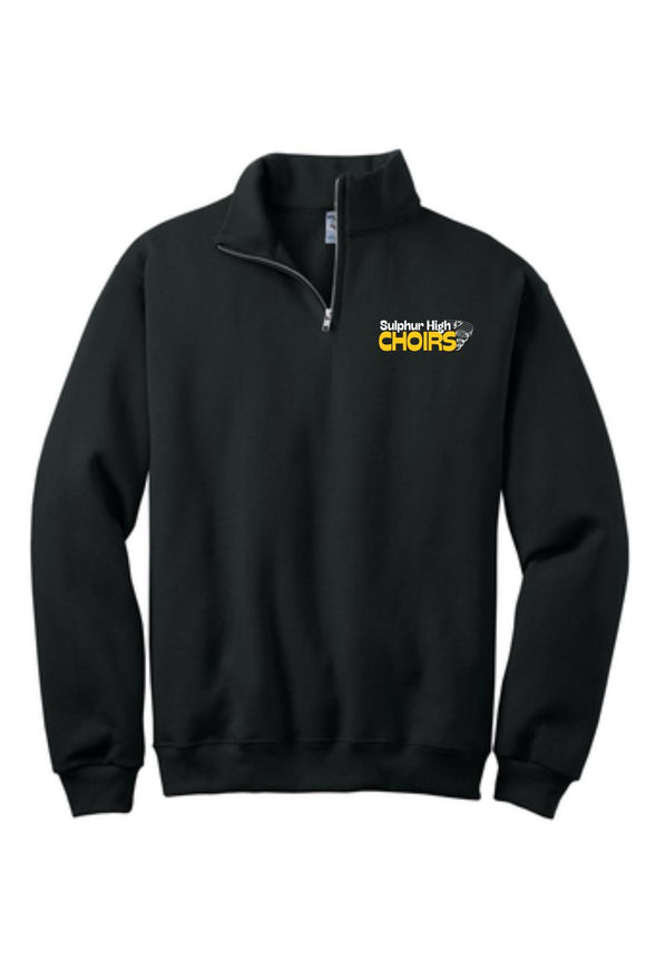 SHS CHOIR BLACK QUARTER ZIP MONOGRAMMED SWEATSHIRT ***FALL ORDER***