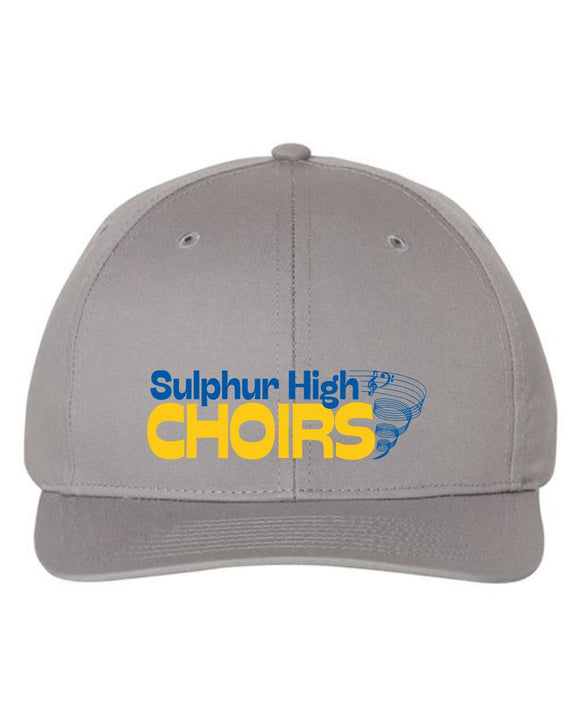 SHS CHOIR RICHARDSON 6 PANEL GREY TWILL CAP-ADULT ***FALL ORDER***