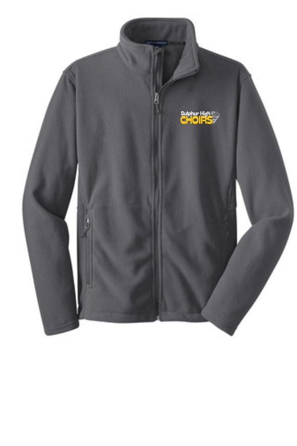 SHS CHOIR IRON GREY FULL ZIP MONOGRAMMED JACKET ***FALL ORDER***