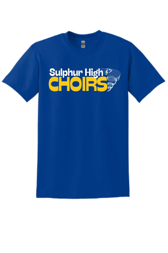 SHS CHOIR ROYAL BLUE SHORT SLEEVE SHIRT ***FALL ORDER***