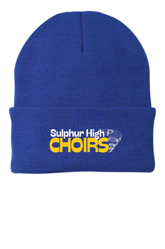 SHS CHOIR KNIT BEANIE ROYAL BLUE-ADULT ***FALL ORDER***