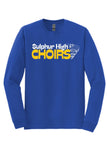 SHS CHOIR ROYAL BLUE LONG SLEEVE SHIRT ***FALL ORDER***