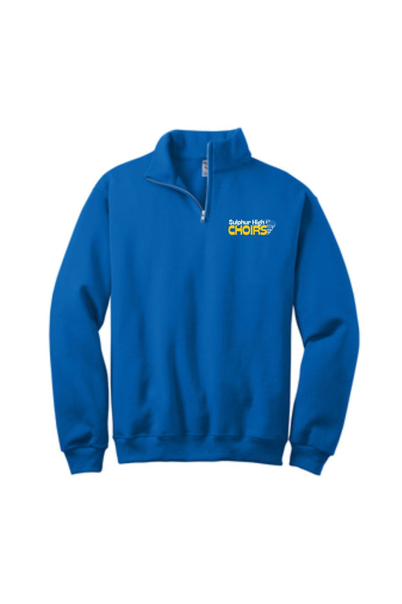 SHS CHOIR ROYAL BLUE QUARTER ZIP MONOGRAMMED SWEATSHIRT ***FALL ORDER***