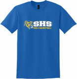 SHS ***GIRLS BASKETBALL*** ROYAL BLUE SHORT SLEEVE 50/50 2026