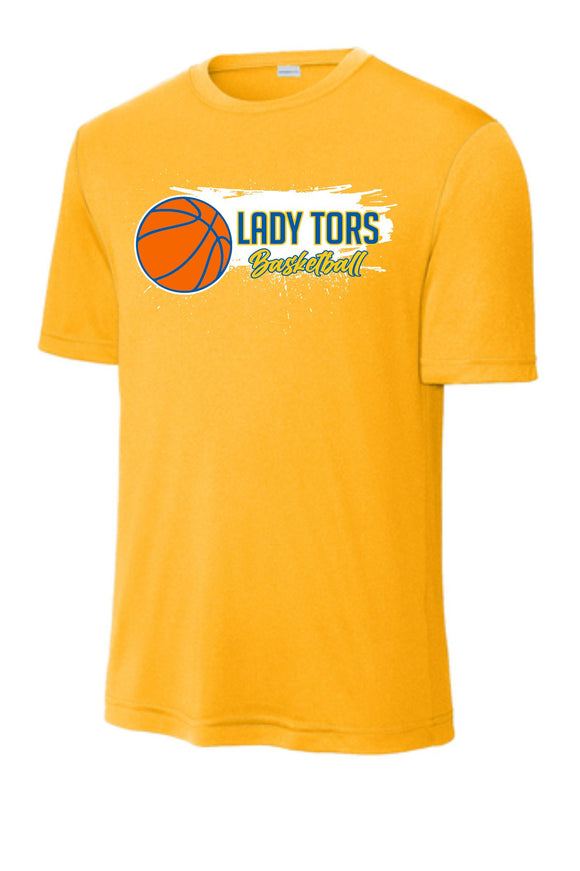 SHS ***GIRLS BASKETBALL*** GOLD SHORT SLEEVE WICKING