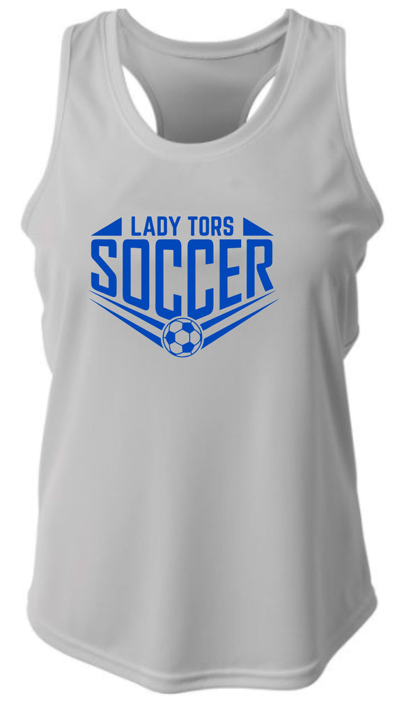SHS GIRLS SOCCER SILVER WICKING TANK 2025