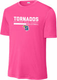 SHS VOLLEYBALL NEON PINK WICKING SHORT SLEEVE 2026 NEW DESIGN
