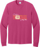SHS VOLLEYBALL HOT PINK 50/50 LONG SLEEVE 2026 REPEAT DESIGN